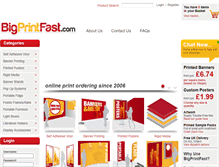 Tablet Screenshot of bigprintfast.com